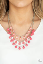 Load image into Gallery viewer, Melting Ice Caps Pink Necklace