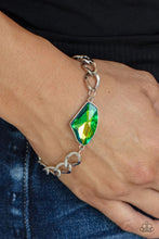 Load image into Gallery viewer, Galactic Grunge Green Bracelet