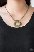 Load image into Gallery viewer, Retro Rebel Brass Necklace