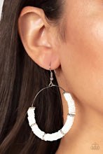 Load image into Gallery viewer, Loudly Layered White Earrings