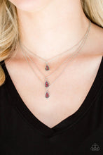 Load image into Gallery viewer, Radiant Rainfall Red Necklace