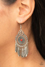 Load image into Gallery viewer, Dream a Little Dreamcatcher Red Earrings