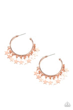 Load image into Gallery viewer, Happy Independence Day Copper Earrings