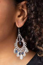 Load image into Gallery viewer, Musical Murals Blue Earrings