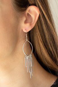 Mood Swing Silver Earrings