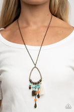 Load image into Gallery viewer, Listen to Your Soul Brass Necklace