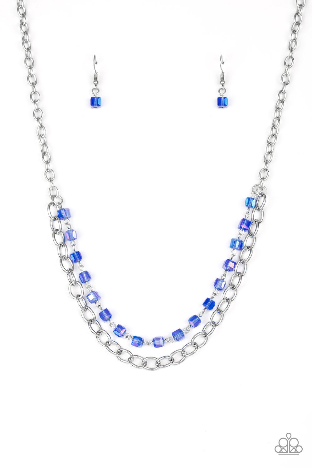 Block Party Princess Blue Necklace