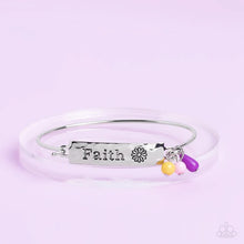 Load image into Gallery viewer, Flirting with Faith Purple Bangle