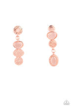 Load image into Gallery viewer, Asymmetrical Appeal Copper Earrings