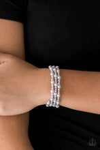 Load image into Gallery viewer, Classic Confidence Silver Coil Bracelet