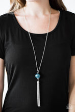 Load image into Gallery viewer, Be A Boss Blue Necklace