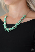 Load image into Gallery viewer, Brags to Riches Green Necklace