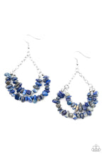 Load image into Gallery viewer, Rainbow Rock Gardens Blue Earrings