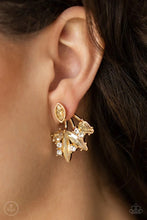 Load image into Gallery viewer, Deco Dynamite Gold Jacket Earrings