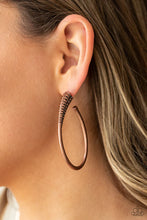 Load image into Gallery viewer, Fully Loaded Copper Earrings