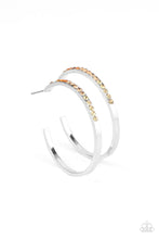 Load image into Gallery viewer, Somewhere Over the Ombré Brown Hoop Earrings