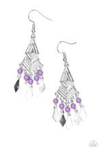 Load image into Gallery viewer, Island Import Purple Earrings