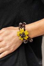 Load image into Gallery viewer, Tropical Flavor Yellow Wood Bracelet