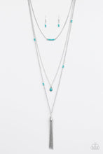 Load image into Gallery viewer, Sandstone Castles Blue Necklace