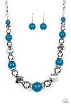 Load image into Gallery viewer, Weekend Party Blue Necklace