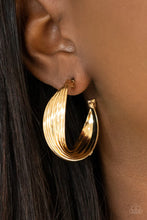 Load image into Gallery viewer, Curves in All the Right Places Gold Earrings