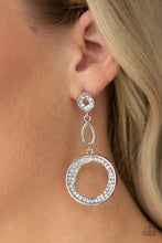 Load image into Gallery viewer, On the Glamour Scene White Earrings