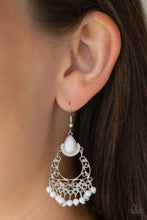 Load image into Gallery viewer, Colorful Colada White Earrings