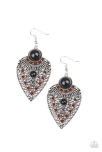 Load image into Gallery viewer, Tribal Territory Black Earrings