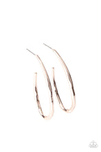 Load image into Gallery viewer, Totally Hooked Rose Gold Earrings