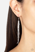 Load image into Gallery viewer, Cosmic Cascade Silver Earrings