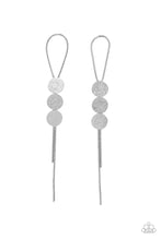 Load image into Gallery viewer, Bolo Beam Silver Post Earrings