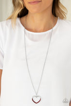 Load image into Gallery viewer, Bighearted Red Necklace
