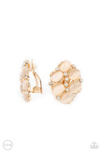 Load image into Gallery viewer, Row Row Row Your Yacht Gold Clip On Earrings