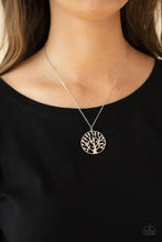 Load image into Gallery viewer, Save the Money Trees Brown Necklace
