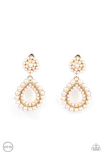 Load image into Gallery viewer, Discerning Droplets Gold Clip On Earrings