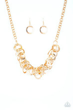 Load image into Gallery viewer, Ringing In the Bling Gold Necklace