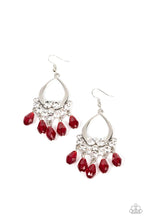 Load image into Gallery viewer, Famous Fashionista Red Earrings