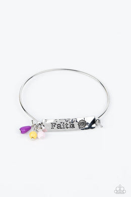 Flirting with Faith Purple Bangle