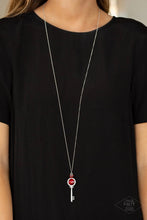 Load image into Gallery viewer, Unlock Every Door Red Necklace
