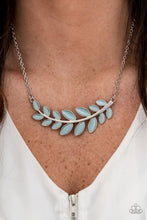 Load image into Gallery viewer, Frosted Foliage Blue Necklace