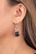 Load image into Gallery viewer, Party Posh Princess Black Earrings