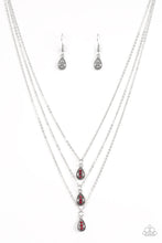 Load image into Gallery viewer, Radiant Rainfall Red Necklace