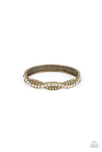 Load image into Gallery viewer, Empire Envy Brass Hinged Bracelet
