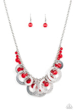 Load image into Gallery viewer, Turn It Up Red Necklace