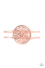 Load image into Gallery viewer, Mandala Majesty Copper Hinged Bracelet