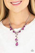 Load image into Gallery viewer, Crystal Couture Purple Necklace