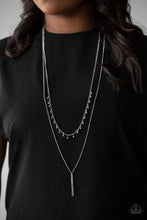 Load image into Gallery viewer, Keep Your Eye On the Pendulum Silver Necklace