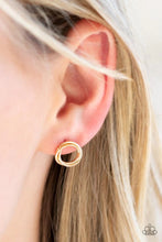 Load image into Gallery viewer, Simple Radiance Gold Post Earrings