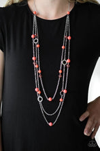 Load image into Gallery viewer, Brilliant Bliss Orange Necklace