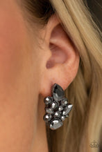 Load image into Gallery viewer, Galaxy Glimmer Black Post Earrings